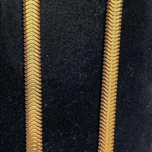 REAL SOLID JAPAN YELLOW GOLD NECKLACE - Picture 7 of 12